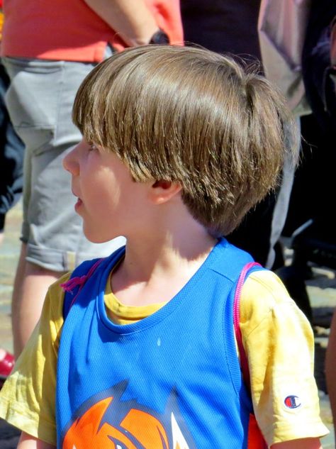 Mushroom Cut Hairstyle, From Long To Short Hair, Mushroom Cut, Mushroom Haircut, Boy Hairstyle, Baby Boy Haircuts, Long To Short Hair, Kids Hair Cuts, Boys Long Hairstyles