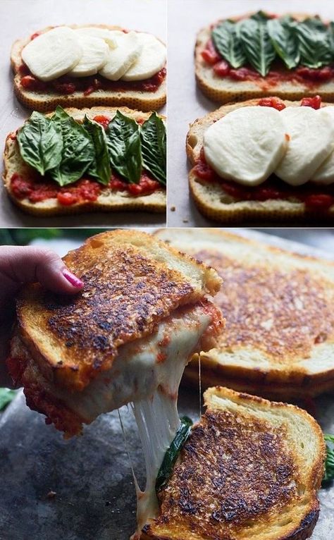 Pizza Margherita, Best Cheese, Chapati, Comfort Foods, Grilled Cheese, I Love Food, Good Eats, Cooking And Baking, Food Inspiration