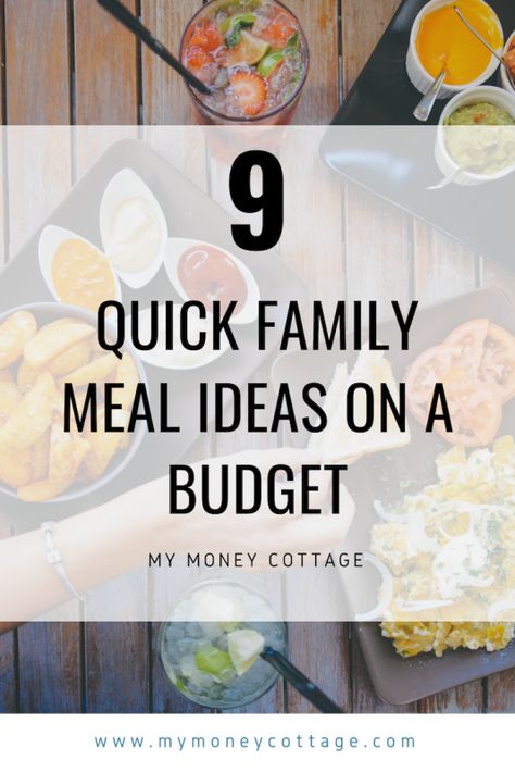 9 Quick Family Meal Ideas on a Budget - My Money Cottage #family #budget #budgetcooking #mumlife Family Meals Uk, Home Projects On A Budget, Easy Chicken Pasta Bake, Baked Chicken Pasta Recipes, Family Meal Ideas, Cottage Family, Slow Cooker Ground Beef, Slow Cooker Chicken Curry, Cheap Family Meals