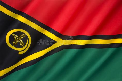 Flag of Vanuatu. The flag of Vanuatu - adopted on 13 February 1980. When the Van , #Affiliate, #February, #adopted, #Flag, #Vanuatu, #flag #ad Vanuatu Flag, Flag Aesthetic, Flag Photo, Church Flyer, The Flag, Vanuatu, Flyer Design, Tourism, Photo Image