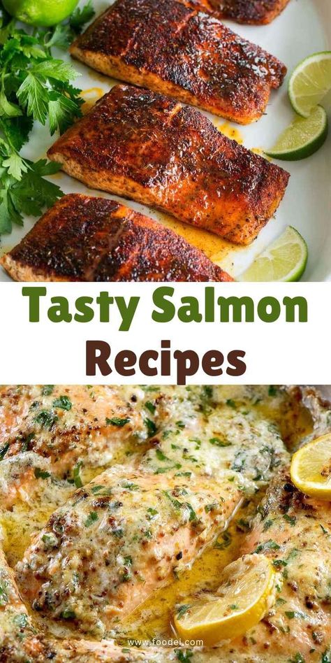 Looking for quick and delicious dinner ideas? Try these easy and tasty salmon recipes perfect for busy families! Packed with flavor and healthy ingredients, these recipes will have your family asking for seconds. Whether baked, grilled, or pan-seared, these salmon dishes are quick to make and full of nutrients! 🍣✨  #SalmonRecipes #HealthyFamilyMeals #EasyDinnerIdeas #BusyFamilyMeals #QuickSalmon #FamilyFriendlyMeals #HealthyEating #DeliciousDinners #SalmonDinner #HealthyRecipes Salmon Dinner Ideas Easy, Fish Salmon Recipes, How To Make Salmon Not Taste Fishy, Stovetop Salmon Recipes, Norwegian Salmon Recipes, What To Eat With Salmon, Good Salmon Recipes, Tasty Salmon Recipes, King Salmon Recipe