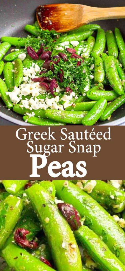 Snap Pea Recipes, Sugar Snap Peas Recipe, Sugar Snap Pea Recipe, Snap Peas Recipe, Cook Vegetarian, Instant Family, Snap Pea, Creamy Feta, Peas Recipe