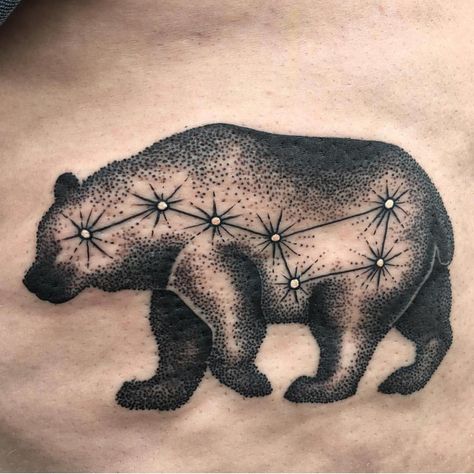 𝕮𝖔𝖓𝖙𝖗𝖔𝖑 𝕿𝖆𝖙𝖙𝖔𝖔 on Instagram: “Constellation dot work tattoo by @tallsarahtattoos.” Animal Constellation Tattoo, Control Tattoo, Constellation Illustration, Star Constellation Tattoo, Constellation Tattoo, Dream Things, Work Tattoo, Constellation Tattoos, Star Constellations