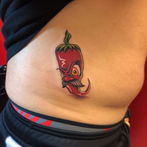 Chili tattoo  Picante Chilli Tattoo, Chili Tattoo, Devil Face, Graphic Cartoon, Cartoon Designs, Design Drawings, Tattoo Design Drawings, Skin Art, Cartoon Design