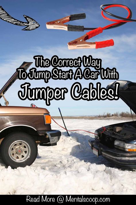 The Correct Way To Jump Start A Car With Jumper Cables! How To Jump Start A Car, Jump A Car, Jump Start Car, Get Rid Of Wasps, Miniature Cows, Car Batteries, Superhero Capes, Safety Gear, Automotive Art