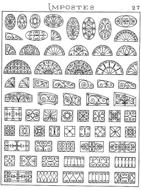 Iron Architecture, Art Fer, Window Designs, Wrought Iron Design, Muster Tattoos, Wrought Iron Gate, Window Grill Design, Window Grill, Pattern Inspiration