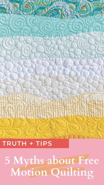 The truth about and tips for beginning free motion quilting || Alyce Blyth from Blossom Heart Quilts Free Motion Quilting On Domestic Machine, Easy Free Motion Quilting Designs, Free Motion Quilt Tutorial, Hand Quilting Designs, Heart Quilts, Long Arm Quilting Patterns, Quilts Modern, Beginning Quilting, Free Motion Designs