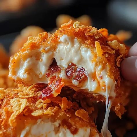 Cream Cheese and Bacon Stuffed Doritos Chicken Dorito Breaded Chicken, Cream Cheese And Doritos Stuffed Chicken, Doritos Crusted Chicken, Bacon And Cream Cheese Stuffed Doritos, Cream Cheese And Bacon Stuffed Doritos Chicken Recipe, Cream Cheese And Bacon Stuffed Doritos, Cream Cheese Dinner Recipes, Stuffed Doritos, Arizona Recipes