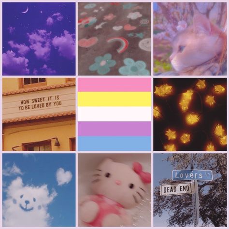 #bigender #cute Bigender Aesthetic, Bigender Flag, I Can Relate, My Vibe, Random Stuff, Mood Board, Give It To Me, Flag, Wallpapers