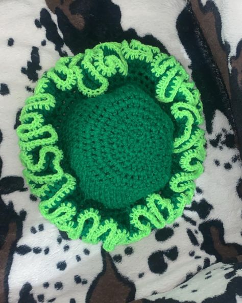 Green hat with neon green highlights $4000JMD . . . . . . . #CrochetHat #Handmade#CrochetLove#CrochetAddict #CrochetFashion#CrochetLife#CrochetArt#CrochetPattern #CrochetDesign#HandmadeWithLove#HandmadeFashion #YarnLove#YarnAddict#DIYFashion#WinterFashion#FallFas hion#WarmAndCozy#MadeWithLove#crafty #InstaCrochet Green Highlights, Crochet Clothing And Accessories, Crochet Hat Free, Green Hats, Crochet Hats Free Pattern, Neon Green, Crochet Fashion, Crochet Designs, Crochet Clothes