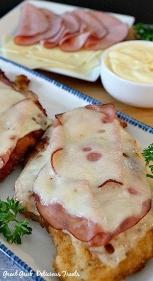 Malibu Chicken is a delicious fried chicken recipe that is topped with ham and melted swiss cheese and is delici… | Chicken dishes recipes, Recipes, Chicken entrees Chicken Malibu Recipes, Chicken With Ham And Swiss Cheese, Chicken Ham And Cheese Recipe, Chicken With Ham And Cheese Baked, Swiss Cheese Recipes Main Dishes, Yum Makers Recipes Chicken, Recipes To Make With Ham, Malibu Chicken Sandwich, Ham Chicken Recipes