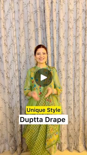 16K views · 1.3K reactions | 🌟 Elevate your style game with this unique dupatta drape adorned with bangles! 💫 Whether it’s a festive occasion or a casual day out, this drape will surely make heads turn. Watch and learn as we show you how to effortlessly create this stunning look that’s sure to make a statement.✨

Received this kurta set @anusheetindia 
Check their page @anusheetindia for more such beautiful collection 
.
.
.
 #dupattadrapes #banglestyle #fashiongoals #dupattadrapes #dupattastyle #dupattadraping #weddingdress #weddingoutfit #anarkalisuits #styling #stylinghacks #easydupattadraping #uniquedupattastyles #weddingstyle #weddinglook | Heena Gehani | gehani.heena · Original audio Dupatta Draping Styles On Head, Dupatta Draping Styles, Scarf Hacks, Dupatta Draping, Dupatta Style, Bangles Style, Indian Designer Wear, Kurta Set, Saree Styles