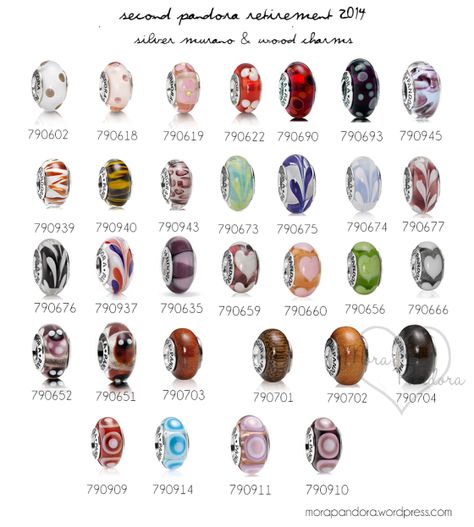 pandora retirement part ii 2014 murano wood Pandora Catalogue, Pandora Set, Pandora Story, Pandora Heart Charm, Pandora Bracelet Designs, Pandora Murano, Pandora Inspiration, Pandora Collection, Pandora Jewelry Charms