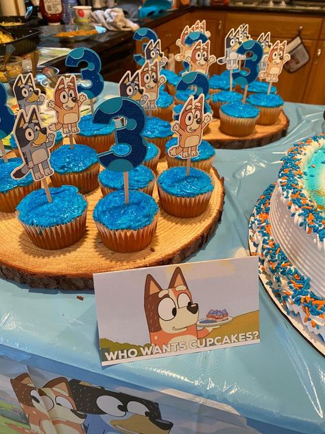 Bluey Lunch Ideas, Bluey Dessert Table, Bluey Dessert, Fiesta Bluey, Dessert Table Ideas, Bluey Party, Tiktok Ideas, Bluey Birthday, It S My Birthday