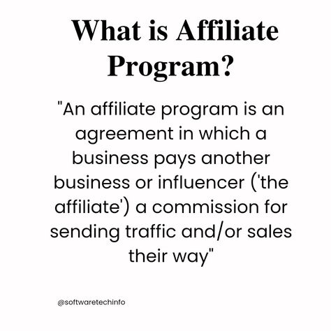 What is an affiliate program Content Social Media, Website Builders, Affiliate Marketing Course, Social Media Marketing Content, Financial Peace, Marketing Content, Marketing Quotes, Affiliate Marketer, Earn Money Online