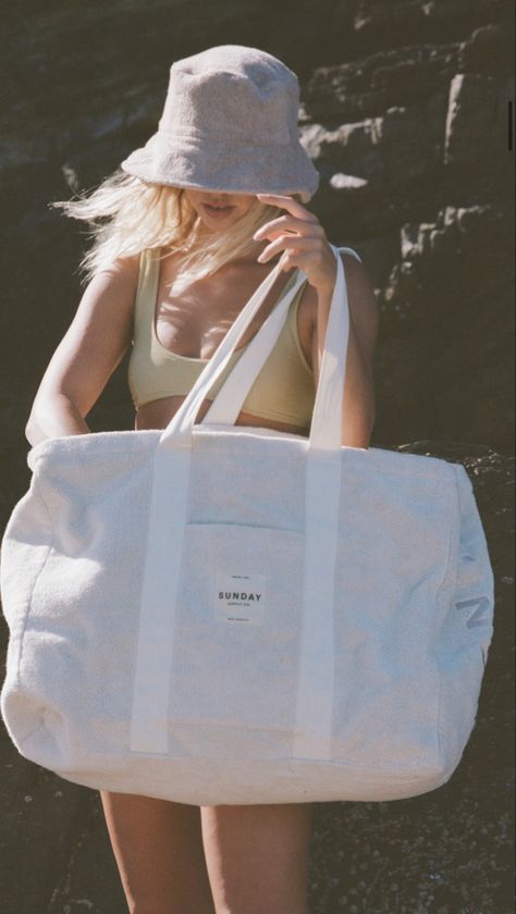 Cotton Beach Bag, Sporty Swim, Summer Lifestyle, Large Beach Bags, Terry Towelling, Oversized Bag, Diy Tote Bag, White Tote, Beach Essentials