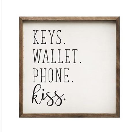 Vinyl Projects Silhouette, Silhouette Vinyl, Key Wallet, Vinyl Projects, House Plans, Sweet Home, Kiss, Cricut, Novelty Sign