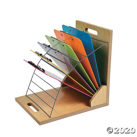 Diy Magazine Holder, Clipboard Storage, Online Teacher, Importance Of Time Management, Classroom Storage, Teaching Supplies, Flexible Seating, Online Degree, Teacher Supplies