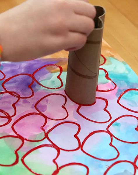 11 Fun and Easy Valentine's Day Crafts for Kids - PureWow Craft Outlet, Heart Craft, February Crafts, Easy Valentine Crafts, Valentine's Day Crafts For Kids, Preschool Valentines, Valentines Crafts, Valentine Crafts For Kids, Toddler Valentines