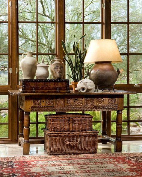 Gambel Quail - Wiseman and Gale Interior Design British Colonial Desk, West Indies Decor, Tropical British Colonial, British Colonial Decor, Colonial Interior, British Colonial Style, Colonial Design, Colonial Decor, Deco Boheme