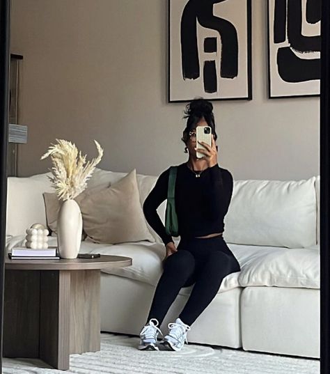 Loungewear Outfits Black Women, Black Women Lounge Wear, Lounge Wear Black Women, Lounge Sets Black Women, Clean Girl Aesthetic Black Women, Soft Girl Lifestyle Black Women, Black Girls Cozy Outfits, Black Women Aesthetic, Chill Style