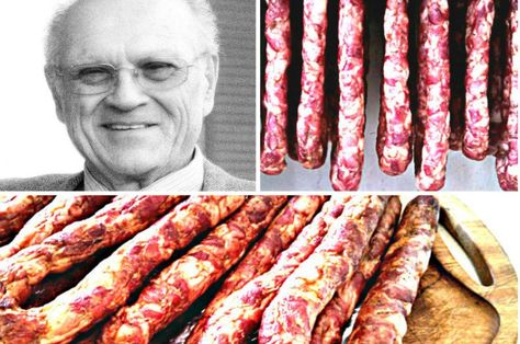 Portuguese Linguica Sausage | kitchengetaway.com Linguica Recipes, Meat Curing, Sausage Making Recipes, Portuguese Sausage, Home Made Sausage, Homemade Sausage Recipes, Sausage Making, Arkansas Razorback, Portuguese Cuisine