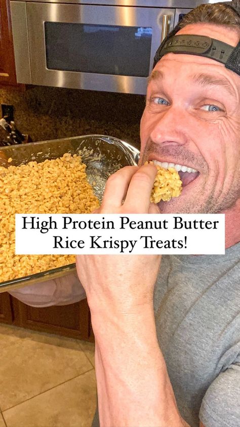 Pb Fit Rice Krispie Treats, Rice Krispie Protein Bites, Healthy Rice Krispie Treats Protein, Rice Krispie Protein Bars, Protein Rice Krispies, Low Calorie Rice Krispie Treats, Protein Balls With Rice Krispies, High Protein Rice Crispy Treats, Protein Rice Krispie Treats