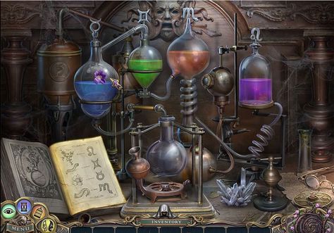 Witch Hunters - Stolen beauty - Potion Witch Materials, Dm Inspiration, Beauty Potion, Fancy Items, Halloween Mad, Mad Scientist Lab, Scientist Lab, Potion Bottles, Fantasy Props