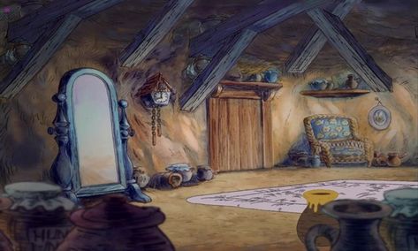 Winnie The Pooh Background, Fairytale Houses, 100 Acre Wood, Winnie The Pooh Pictures, Disney Background, Old Disney, Pooh Bear, Animation Background, Animation Film