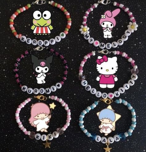 Disney Bracelets, Disney Bracelet, Kandi Bracelets, Colour Combos, Clay Bracelet, Bracelet Ideas, Matching Bracelets, Phone Charm, Clay Beads