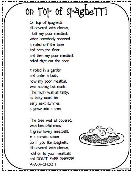 jack prelutsky poems to print - Google Search Jack Prelutsky Poems, Rhyming Poems For Kids, Funny Poems For Kids, Silly Poems, Preschool Poems, Nursery Rhymes Lyrics, Card Verses, Rhyming Poems, Kindergarten Songs