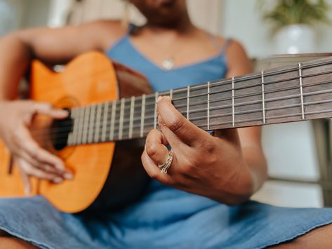 Acoustic Guitar Photography, Jennifer Brown, Guitar Photography, Black Music, I Deserve, Brown Girl, Black Excellence, Music Teacher, Afro Art