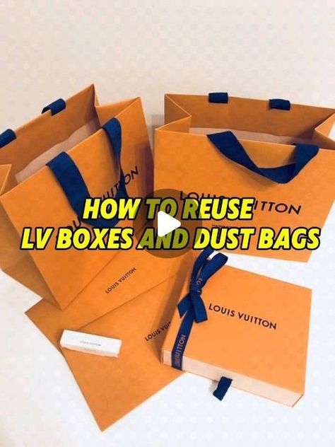 Nova Qian on Instagram: "reuse of LV boxes and dust bags～magic！ #handbaglover  #louisvuittonbag  #recyclefashion  #luxuryfashion  #fasiontrends" Louis Vuitton Dust Bag Upcycle, Louis Vuitton Decor, Louis Vuitton Display, Louis Vuitton Shopper, Louis Vuitton Dust Bag, Louis Vuitton Gifts, Hermes Watch, Merchandise Bags, Louis Vuitton Purse