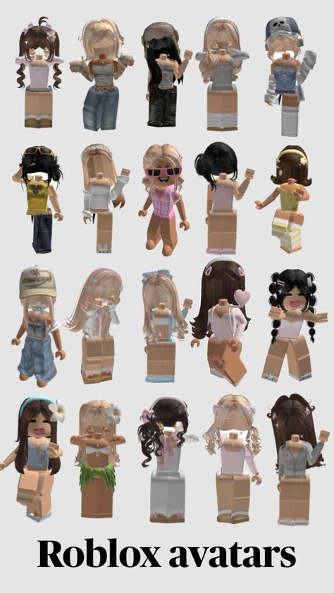 Roblox avatar inspo!!! Harry Potter Girl, Baddie Outfits Ideas, Roblox Pictures, Roblox Avatars, Roblox Avatar, Girl Fits, Roblox Roblox, Baddie Outfits, Preppy Outfits