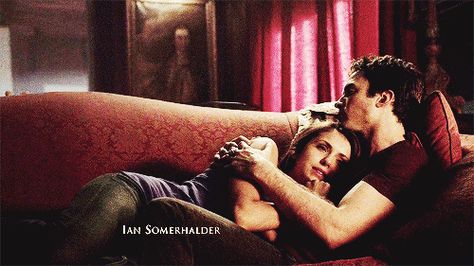 Delena Gif, Damon Salvatore And Elena Gilbert, Damon Salvatore And Elena, Cuddling Gif, Cuddle Love, Elena Damon, Hug Gif, Avengers Imagines, Damon Elena