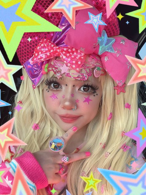 Decora Kei Makeup, Decora Makeup, Harajuku Decora Kei, Decora Girl, Decora Outfits, Harajuku Makeup, Decora Harajuku, Harajuku Decora, What's My Aesthetic