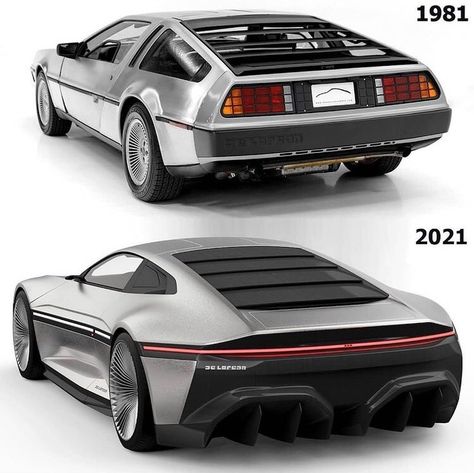 New Delorean, Dmc Delorean, Custom Muscle Cars, Concept Car Design, Futuristic Cars, Vehicle Design, Automotive Design, Amazing Cars, Super Cars