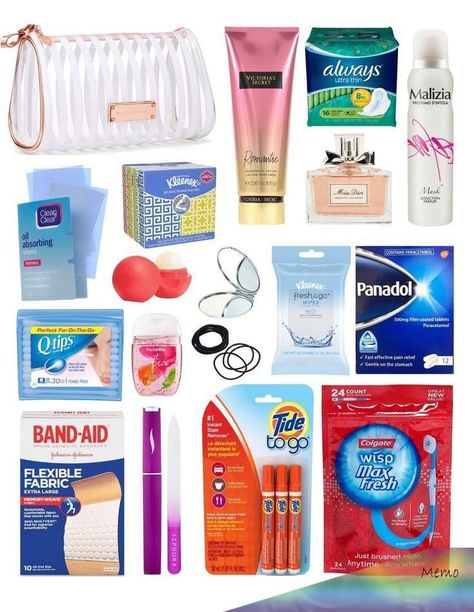 7th Grade Emergency Kit, Things To Put In Your Emergency Bag For School, Emergency Kits For Girls For School, Care Bag For School, Teen Girl Emergency Kit For School, Cute Emergency Kit Bags, Backpack Emergency Kit For School, Car Needs For Teens, School Emergency Kit For Girls Middle