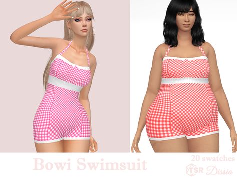 50s Swimsuit, Women Kpop, Cc Makeup, Sims 4 Sims, Clothes Cc, Cc Sims4, Sims Clothes, Sims 4 Cc Makeup, Long Sleeve Swimwear