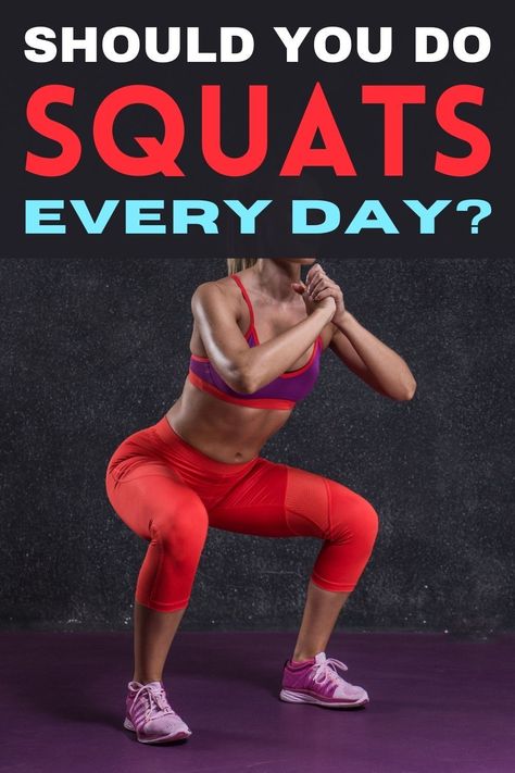 Squats are the type of exercise that can be done virtually anywhere – outside, inside, in the gym, on the mat. So, is it good to do squats every day? Read more to find out! Back Leg Workout, Glute Workout With Weights, Glute Workout Plan, 100 Squats A Day, Glutes Workout Gym, Squat Everyday, Glute Workout Gym, Workout With Weights, Body Squats