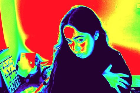 Thermal Camera Art, Thermal Camera Aesthetic, Thermal Aesthetic, Thermal Art Aesthetic, Thermal Vision, Sustained Investigation, Thermal Camera, Cool Aesthetic, Camera Art