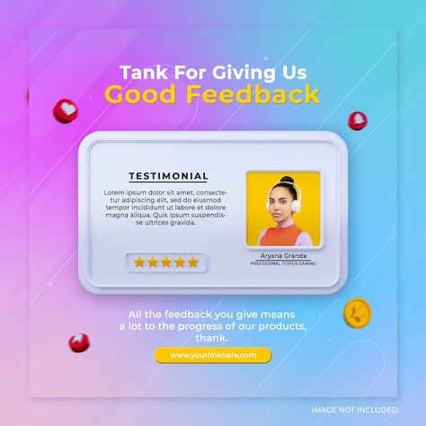 Feedback review and star rating for soci... | Premium Psd #Freepik #psd #banner #star #social-media #mobile Social Media Review Post, Review Design Social Media, Testimonial Template, Business And Advertising, Email Ideas, Free Psd Files, Post Instagram, Business Advertising Design, Star Rating