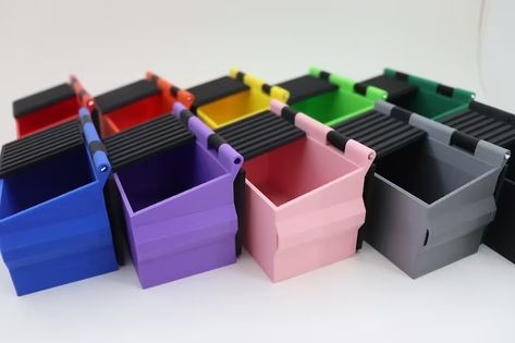 Mini Dumpster Organizer Miniature Storage Organizer Desk Storage Office Office Gift Dumpster Garbage Collector 3D Printed Gifts for Him/her - Etsy UK Alcohol Photos, Miniature Office, 3d Printed Gifts, Garbage Collector, Organized Desk, Useful 3d Prints, Office Desk Storage, Printed Gifts, Wise Guys