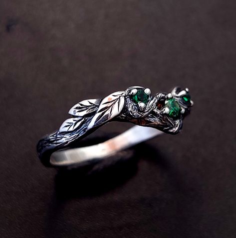 Thanks for the kind words! ★★★★★ "Absolutely stunning, high quality, so much more than I expected." Robert Randall https://etsy.me/3SH3wO2 #etsy #silver #no #unisexadults #yes #celtic #woodring #wood #sterlingsilverring #weddingrings Non Traditional Engagement Rings Silver, Fae Ring, Twig Weaving, Whimsical Rings, Ring Bands For Women, Forest Wedding Ring, Bark Wedding Ring, Nature Rings, Natural Stone Rings