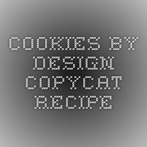 Cookies by Design - Sugar Shortbread Cookies the Real Deal Cookies By Design Copycat, Cookies By Design Recipe, Sugar Shortbread Cookies, Bake Sale Cookies, Salted Caramel Fudge, Cookies Ideas, Dessert Recipies, Cookie Hacks, Baking Art