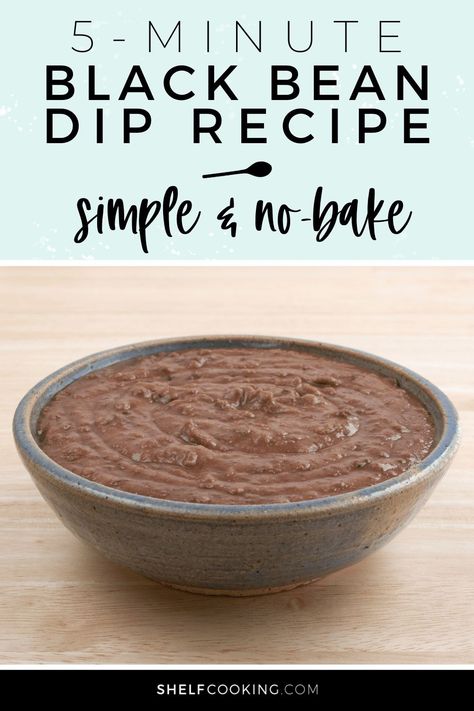 Ready for a quick and easy appetizer? Try out our 5-minute black bean dip recipe! It's quick, easy, and doesn't bake. Perfect for Cinco de Mayo or any day of the week. Black Bean Dip Recipe Easy, Black Bean Dip Recipe, Shelf Cooking, Bean Dip Recipe, Best Dip, Bean Dip Recipes, Black Bean Dip, Party Dip Recipes, Latest Obsession