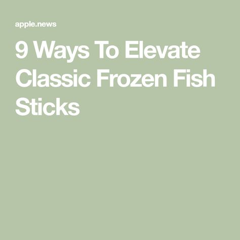 Frozen Fish, How To Make Fish, Fish Sticks, Fish Cake, Daily Meals, Fryer Recipes, Air Fryer Recipes, What If, Air Fryer