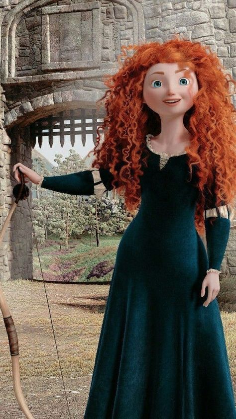 Hair Competition, Merida Dress, Disney Merida, Arcane Oc, Brave Merida, Disney Drawings Sketches, Princess Merida, Disney Hair, Merida Brave