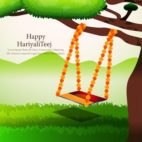 Teej festival celebration background | Premium Vector #Freepik #vector #india-festival #hindu #hinduism #indian-festival Happy Teej Background, Teej Festival Background, Teej Festival Creative Ads, Teej Festival, Happy Karwa Chauth, India Festival, Material Ideas, Classroom Birthday, Bulletin Board Borders