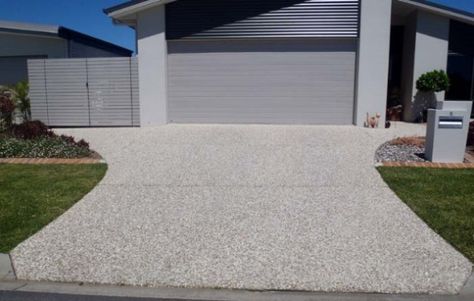 Driveways are like giant welcome mats that can create a dramatic entrance. Concrete driveways sunshine coast are integral part of a house’s landscape. It comes in a variety of material like brick, slate, stone or tile. Concrete Aggregate, Drive Ways, Exposed Aggregate Driveway, Aggregate Driveway, Exposed Aggregate Concrete, Aggregate Concrete, Driveway Ideas, Dramatic Entrance, Exposed Aggregate